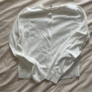 UV protection crew neck cardigan